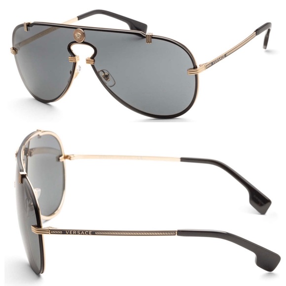 Versace shield sunglasses